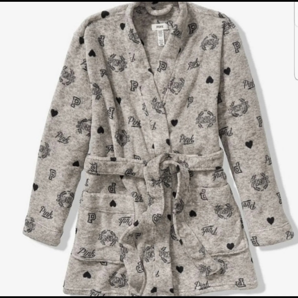New! PINK Victorias Secret Super Soft Robe M/L